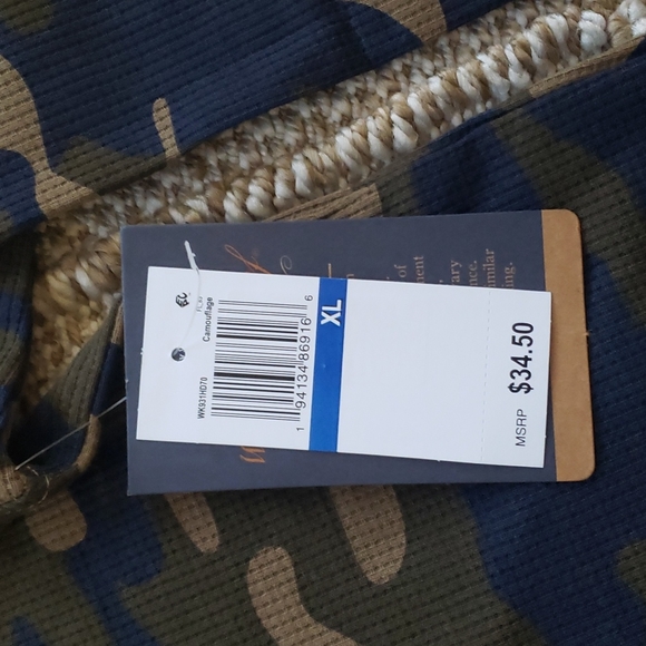 NWT Weatherproof Boys Hooded Long Sleeve Shirt Camouflage w/ Pocket Sz XL 18/20 - Picture 5 of 11